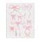 Stupell Industries Feminine Chic Bows Canvas, design by Kim Allen